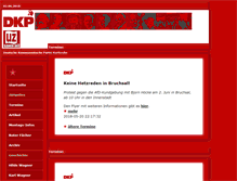 Tablet Screenshot of dkp-karlsruhe.de